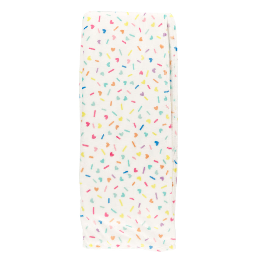 Couverture - Coeurs Confettis-Textile City inc-TCI-16879-CLÉMENT