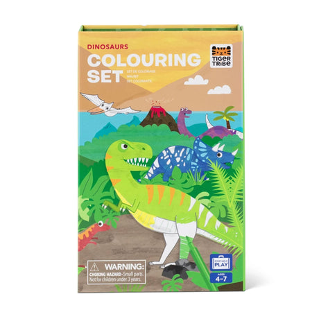 Ensemble de coloriage - Dinosaures-Tiger Tribe-TIG-14-013-CLÉMENT