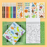 Ensemble de coloriage - Dinosaures-Tiger Tribe-TIG-14-013-CLÉMENT