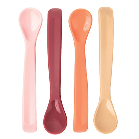 Cuillères en Silicone (4) - Rose Rouge Orange-Tiny Twinkle-TIN-TT197-CLÉMENT