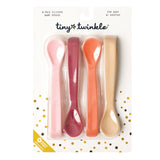 Cuillères en Silicone (4) - Rose Rouge Orange-Tiny Twinkle-TIN-TT197-CLÉMENT