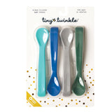 Cuillères en Silicone (4) - Vert-Tiny Twinkle-TIN-TT198-CLÉMENT