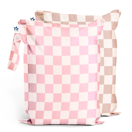 Sacs Imperméables (2) - Damier Rose / Taupe-Tiny Twinkle-TIN-TT311-CLÉMENT
