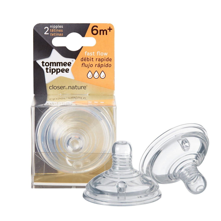 Tétines (2) Débit Rapide 6mois+-Tommee Tippee-TMT-220249-CLÉMENT