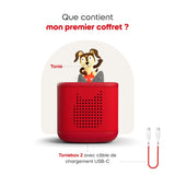 Toniebox 2 - Mon premier coffret Playtime Puppy – Rouge (bilingue)-Tonies-TON-11003492-CLÉMENT