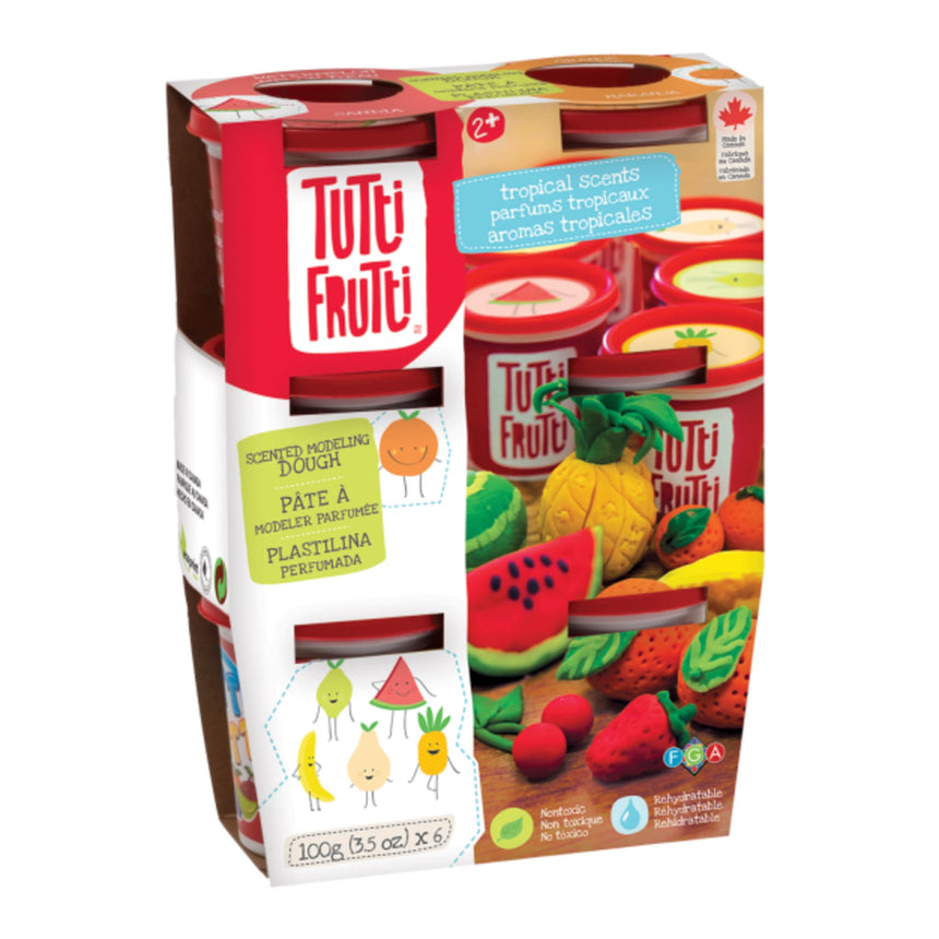 Ensemble 6 Pots Tropicaux-Tutti Frutti-TUF-BJTT00160-CLÉMENT