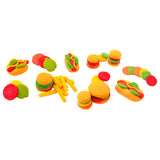 Trio Pâtes à Modeler - Hamburgers-Tutti Frutti-TUF-BJTT14702-CLÉMENT