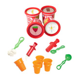 Ensemble de Pâtes à Modeler - Crème Glacée-Tutti Frutti-TUF-BJTT14807-CLÉMENT