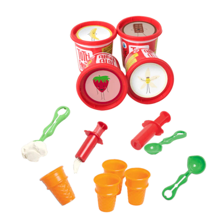 Ensemble de Pâtes à Modeler - Crème Glacée-Tutti Frutti-TUF-BJTT14807-CLÉMENT