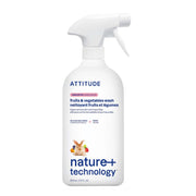 Nettoyant pour fruits et légumes Non parfumé 800 ml-Attitude-UDE-10780-CLÉMENT
