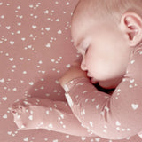 Drap Contour Bambou pour Lit de Bébé - Coeurs-Günamüna-UNA-1600HEARTS-CLÉMENT