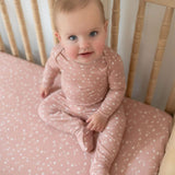 Drap Contour Bambou pour Lit de Bébé - Coeurs-Günamüna-UNA-1600HEARTS-CLÉMENT