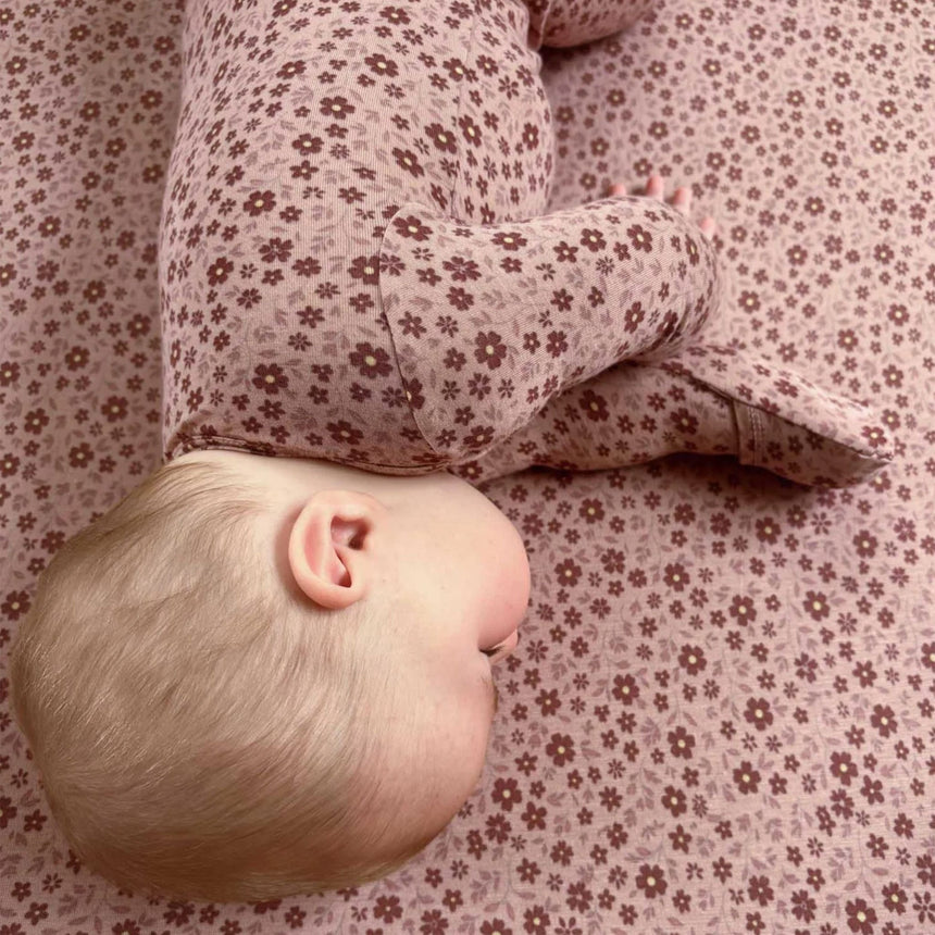 Drap Contour Bambou pour Lit de Bébé - Pétals-Günamüna-UNA-1600PETALS-CLÉMENT