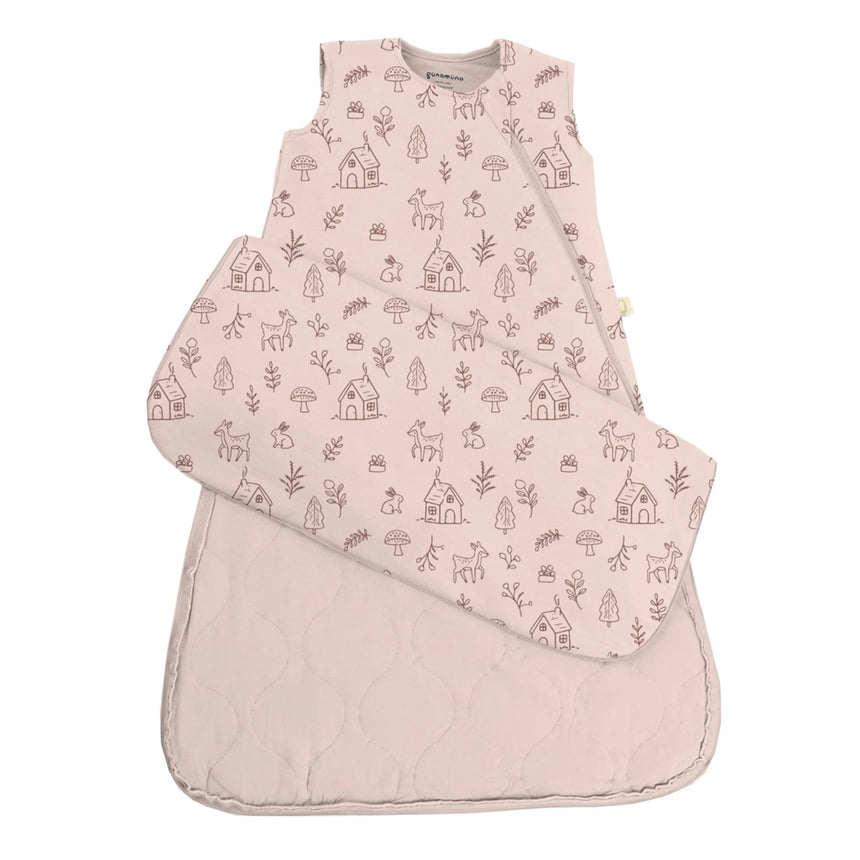 Sac de Nuit Manches Courtes Bambou 9-18mois - Forêt Rose Do-ré-mi-Günamüna-UNA-2700DOE918-CLÉMENT