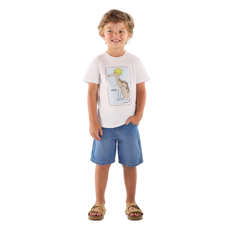 T-shirt Chien 2-8ans-Up Baby-UPB-46356-000101-CLÉMENT