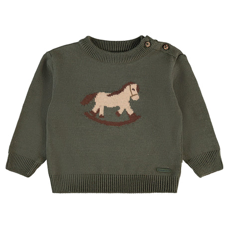 Pull Tricot Cheval 3-24mois-Up Baby-Forêt-3-6 m-UPB-46740-190419-CLÉMENT