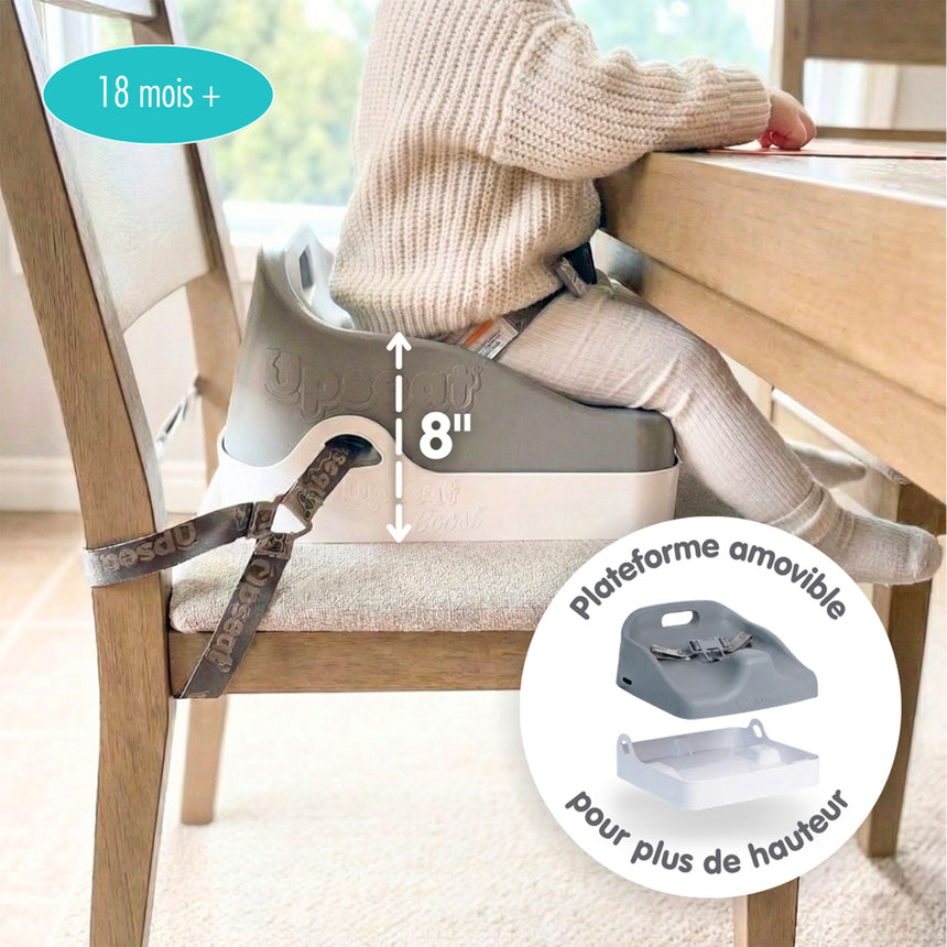 Siège d'appoint ergonomique Boost - Gris-Upseat-UPS-401-CLÉMENT