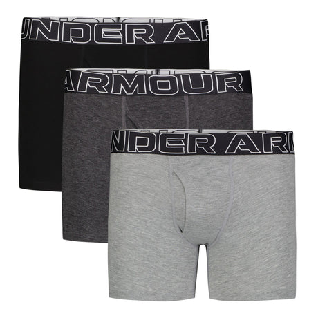 Boxers Coton Performance 8-16-Under Armour-Charcoal-S-UR2-25UWSHJ25F-CLÉMENT