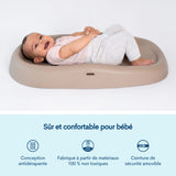 Matelas à langer facile à nettoyer - Taupe-Upseat-UPS-805-CLÉMENT