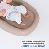 Matelas à langer facile à nettoyer - Taupe-Upseat-UPS-805-CLÉMENT