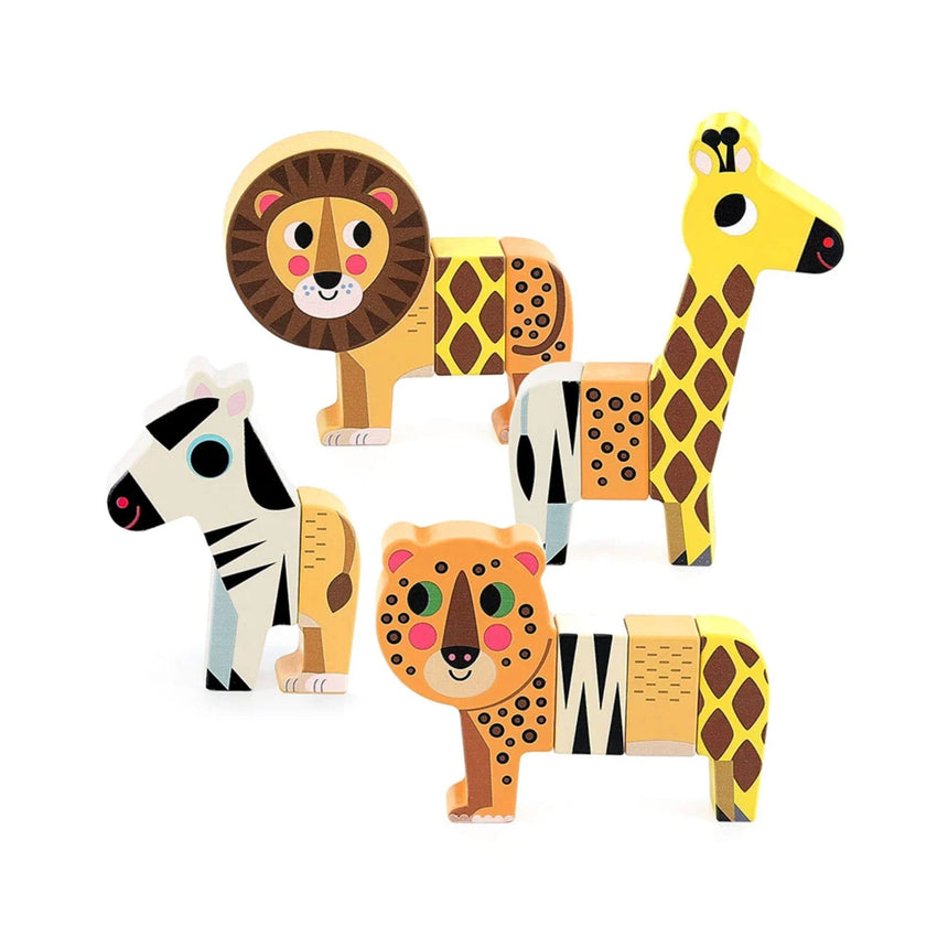 Rigol’animo Savane - Animaux magnétiques - Ingela P. Arrhenius-Vilac-VLC-V7703S-CLÉMENT