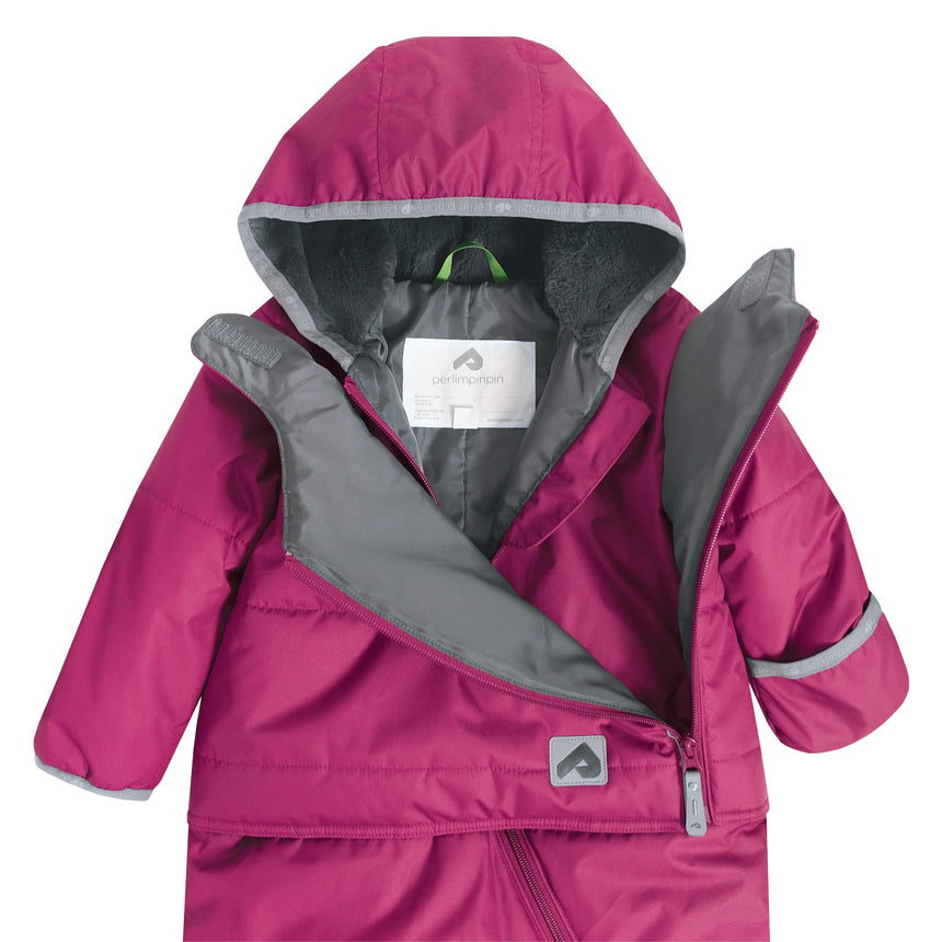 Habit de Neige Une Pièce Cassis 9-24mois-Perlimpinpin-VPE-VH308A-B-CLÉMENT