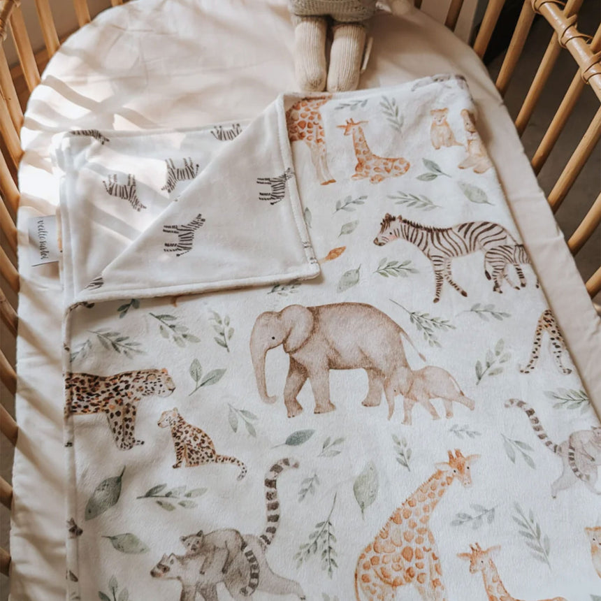 Petite Couverture Minky - Savannah-Veille sur Toi-VST-VSTSAVANNAH-CLÉMENT