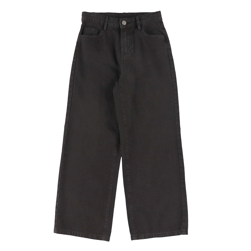 Jeans Jambe Large Noir 10-16ans-Birdz-Noir-10-WRK-F19001-3-CLÉMENT