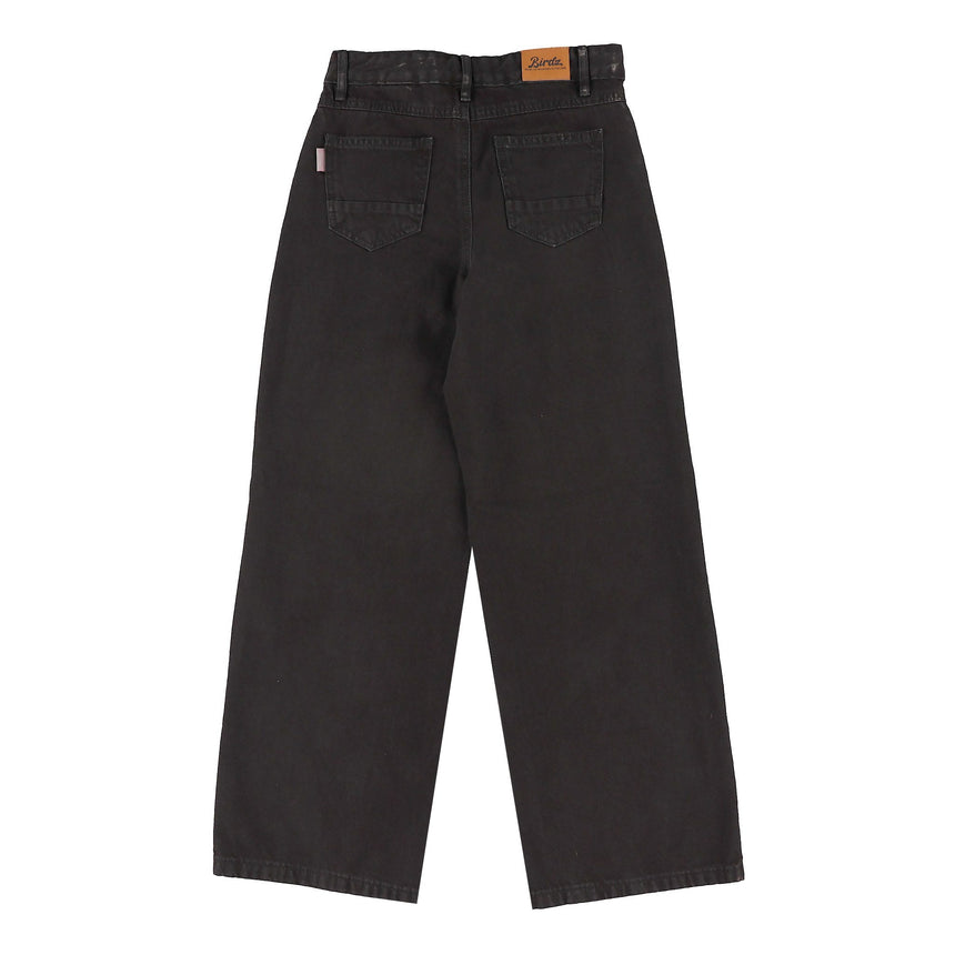 Jeans Jambe Large Noir 10-16ans-Birdz-WRK-F19001-3-CLÉMENT