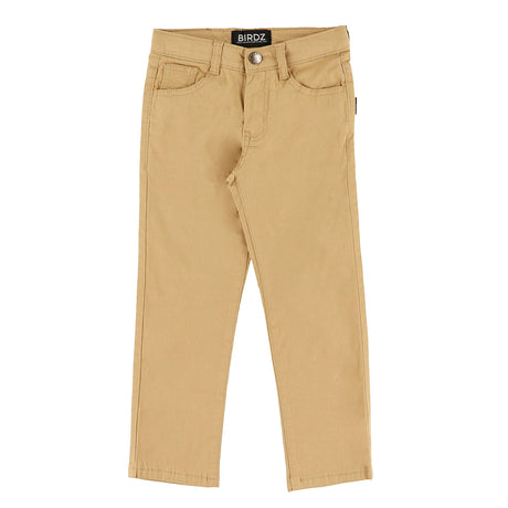 Pantalon Twill 10-16ans-Birdz-Taupe-10-WRK-TWILL815-3-CLÉMENT