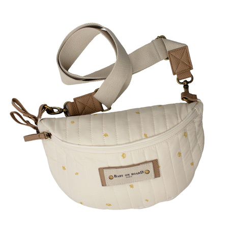 Sac à Langer Banane Avec Bandoulière Armelle - Beige-Baby on board-YND-BOB-2202-CLÉMENT