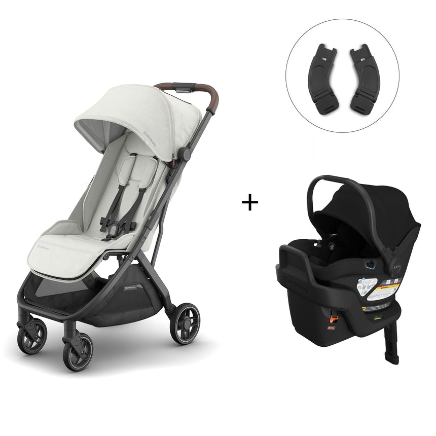 Minu V3 Stroller Savannah + Aria V2 Infant Car Seat James + Adapters