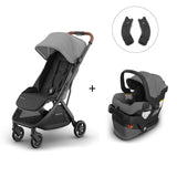 Minu V3 Stroller + Mesa V3 Infant Car Seat + Adapters - Greyson